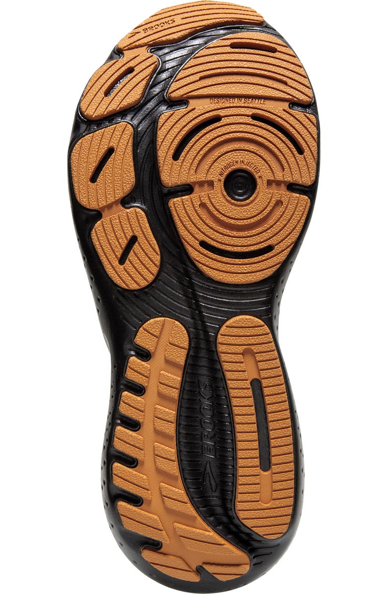 Brooks Glycerin StealthFit 21 Running Shoe, Alternate, color, Black/ Cream/ Biscuit