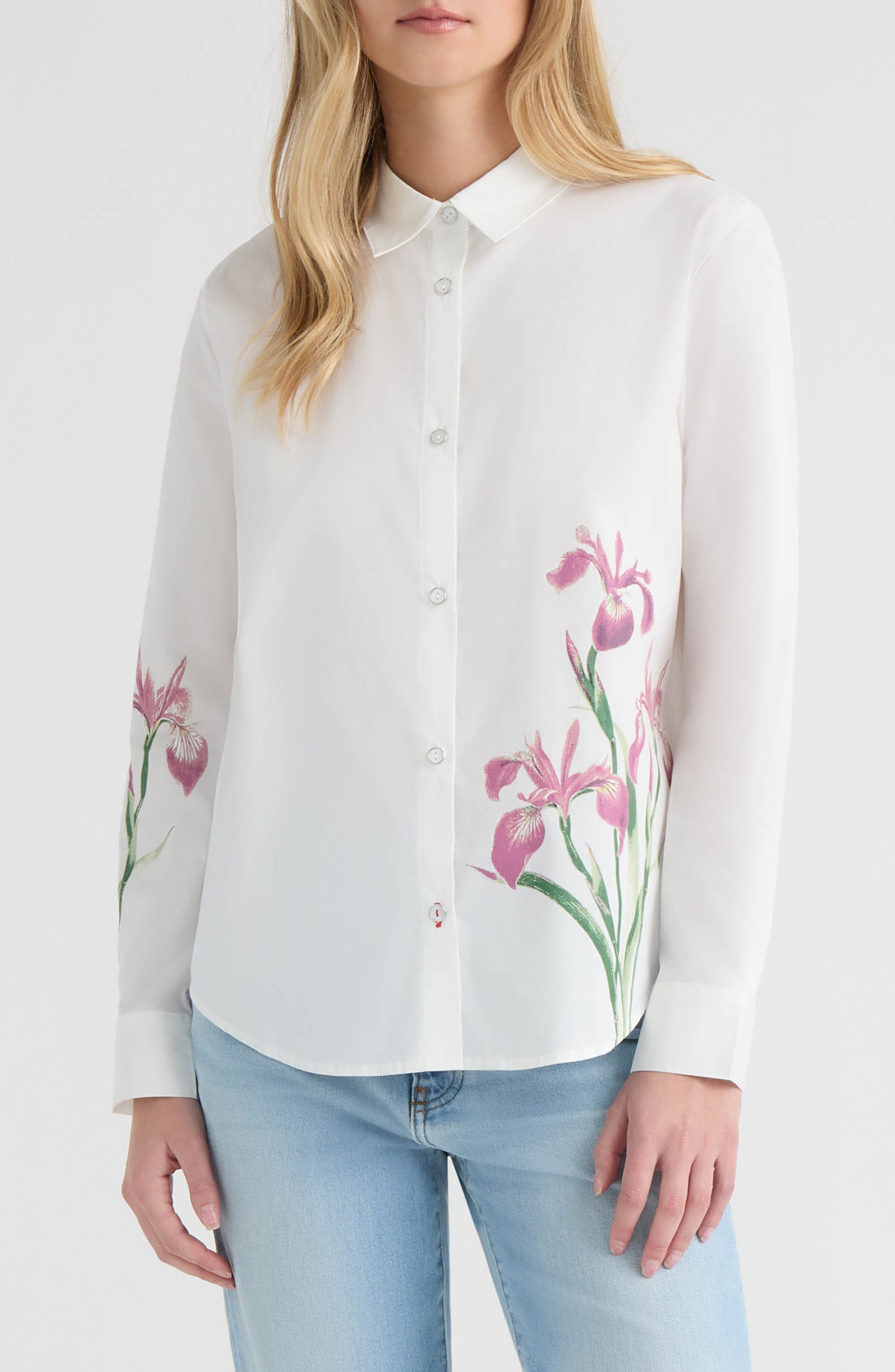 Hunter Placement Bloom Button-Up Shirt