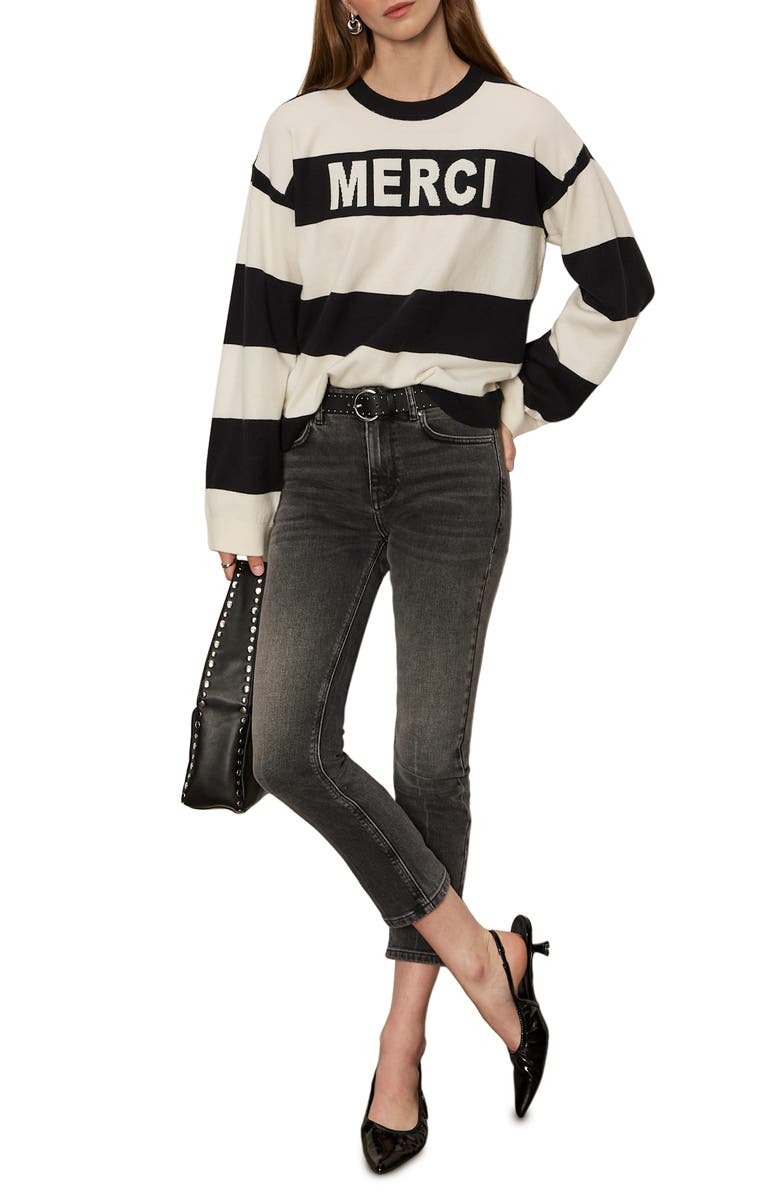 Sanctuary Crewneck Sweater, Alternate, color,