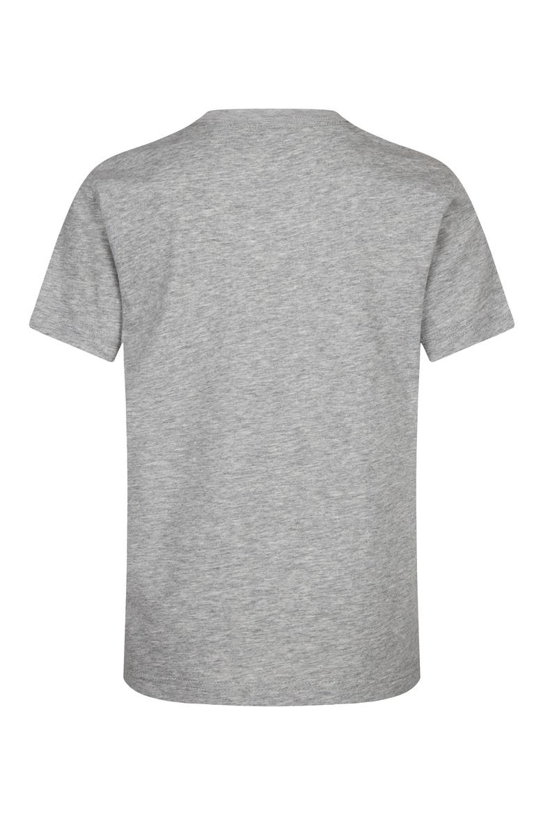 Embroidered Logo Crew Neck T-Shirt, Alternate, color, DARK GREY HEATHER