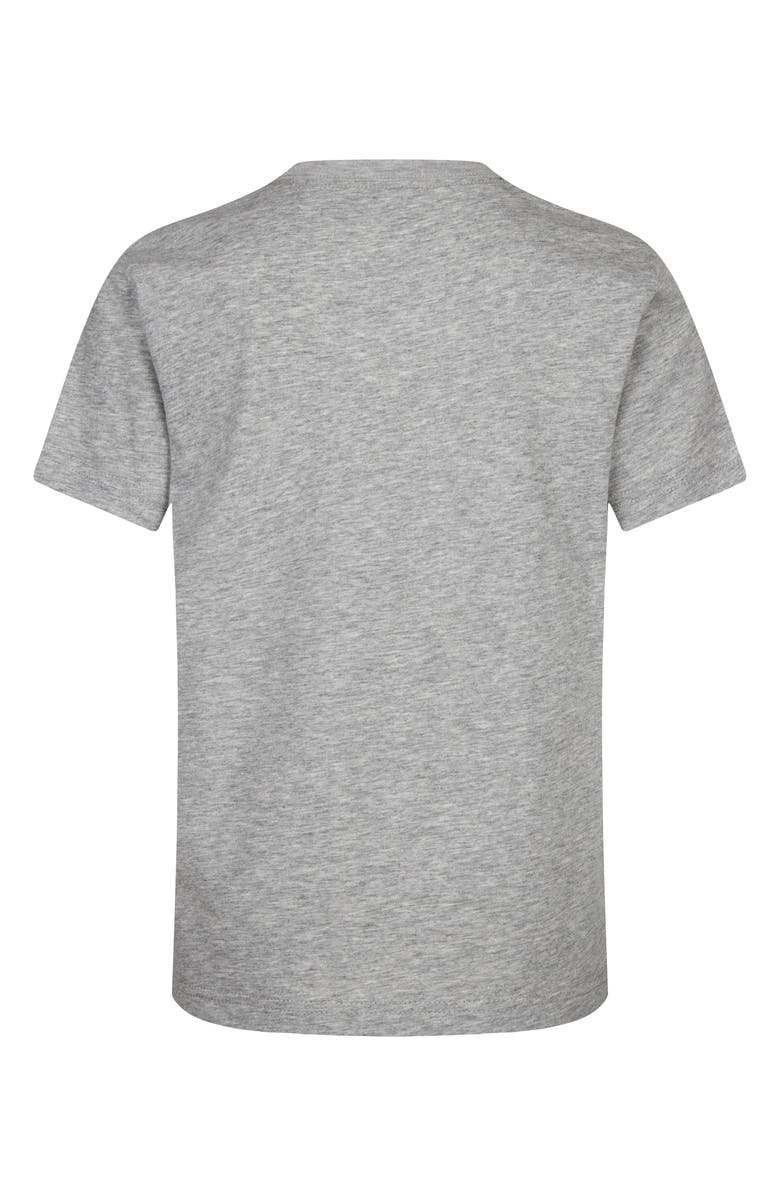 Nike Embroidered Logo Crew Neck T-Shirt, Alternate, color, Dark Grey Heather