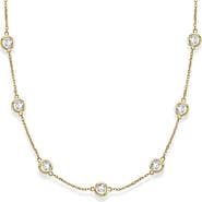 ALLUREZ Lab Diamonds By The Yard Station Necklace 14k