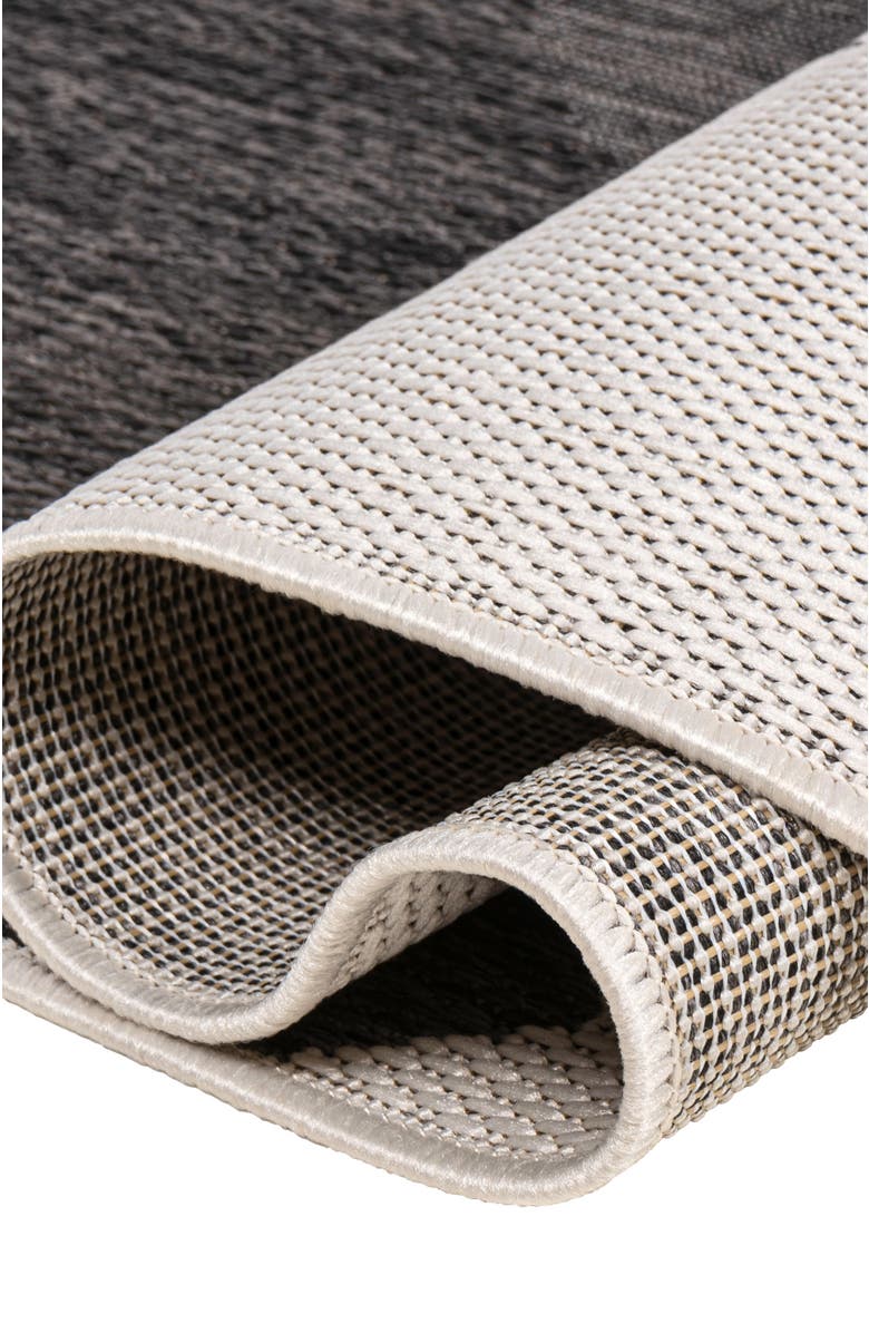 JONATHAN Y Zia Modern Geometric Organic Shapes Indoor/Outdoor Area Rug, Alternate, color, Cream/Black