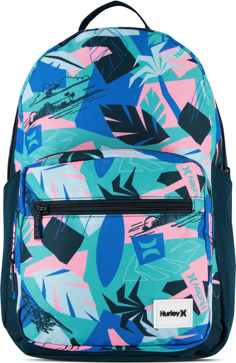 Hurley Kids' Shoreline Backpack, Main, color, Midnight Teal