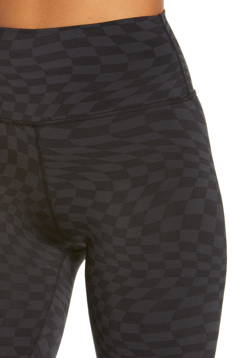 Alo Jacquard Check High Waist Leggings, Alternate, color, 