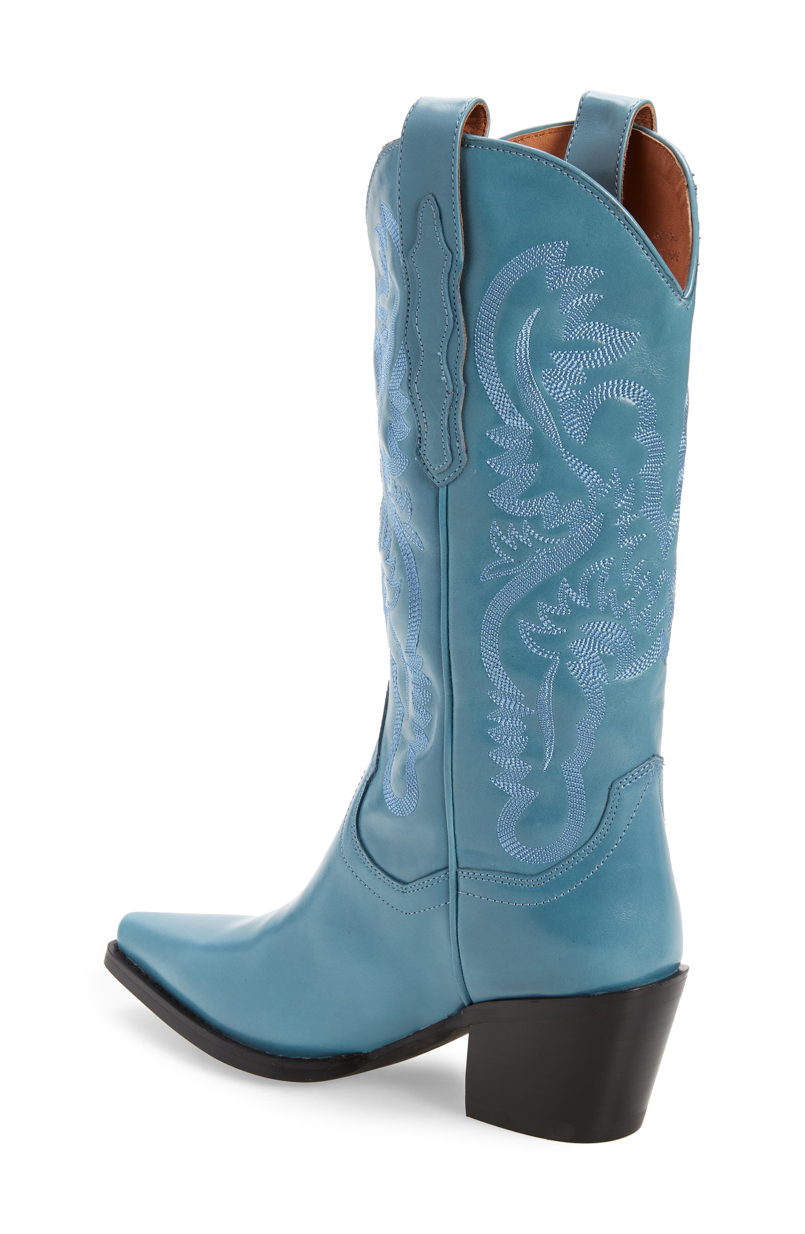 Dagget Western Boot, Alternate, color, BLUE LEATHER