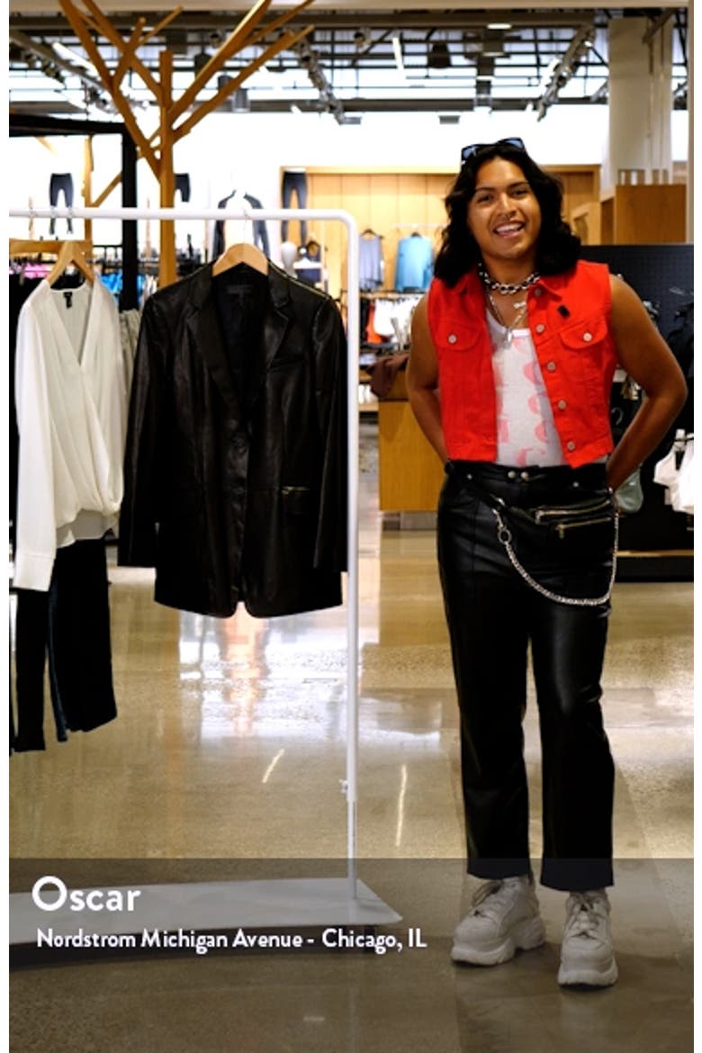 ICONS Charles Leather Blazer video
