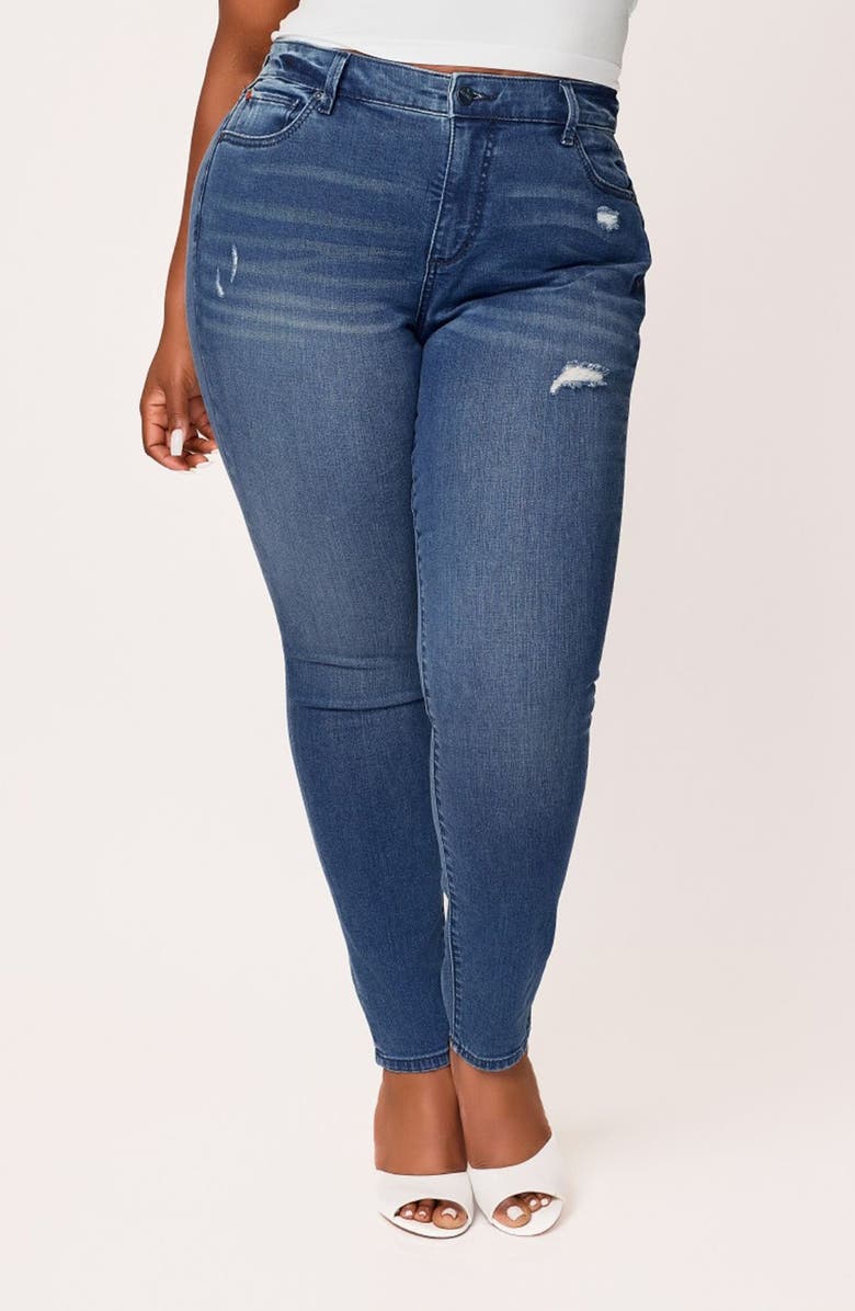 SLINK Jeans High Waist Skinny Jeans, Main, color,