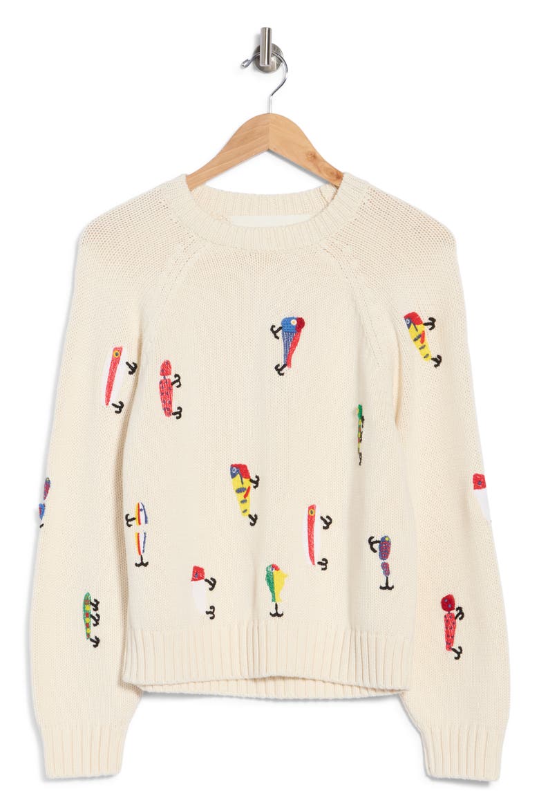 The Raglan Sweater, Alternate, color, CATCH OF THE DAY
