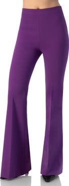 IVONNE Flared Pants with Back Pleats