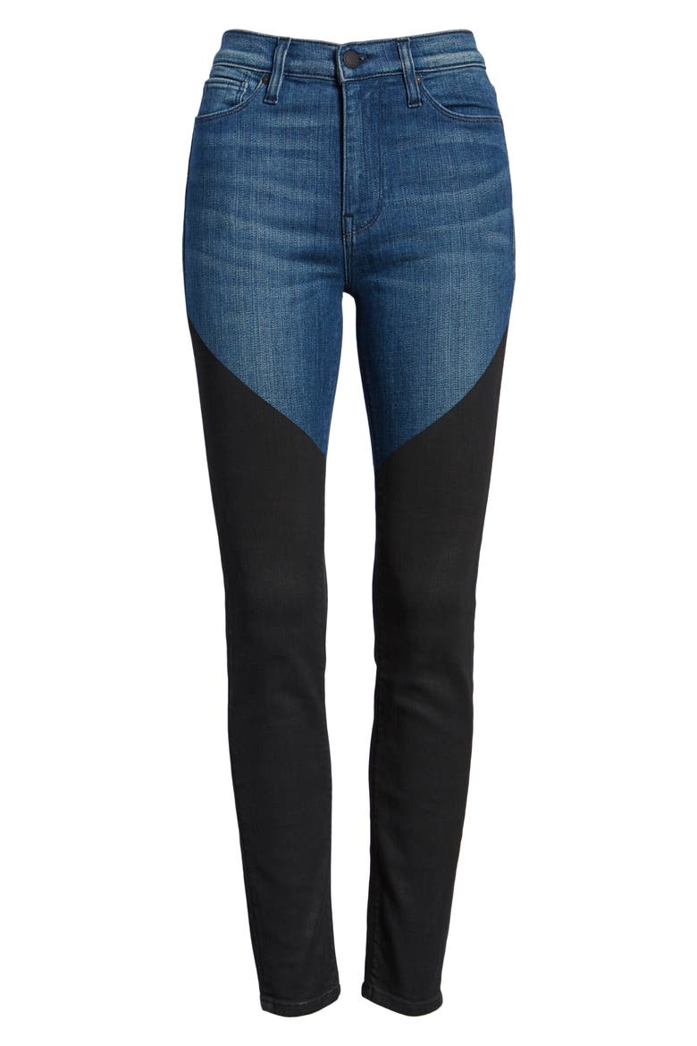 Barbara High Waist Super Skinny Jeans, Alternate, color, TRIBULATION