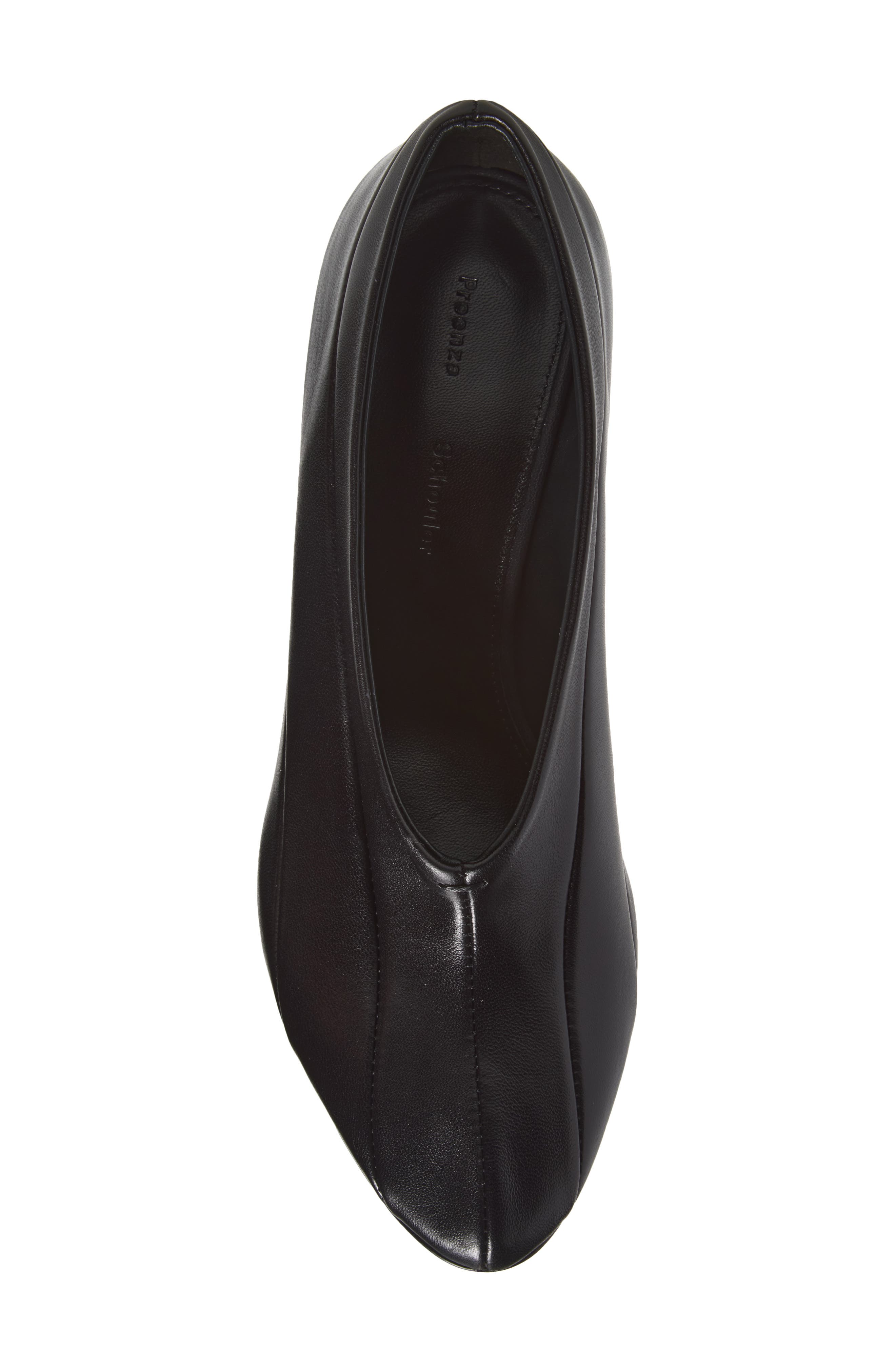 Tee Pieced Pump, Alternate, color, BLACK