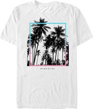 Lost Gods Men's Lost Gods Tropical Paradise Frame Graphic T-Shirt