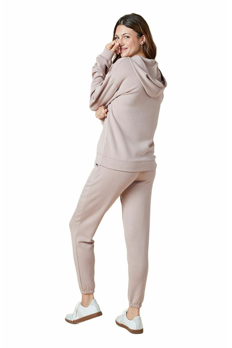 Athleisure DreamTech Oversize Hoodie Lounge Set, Alternate, color, Coco