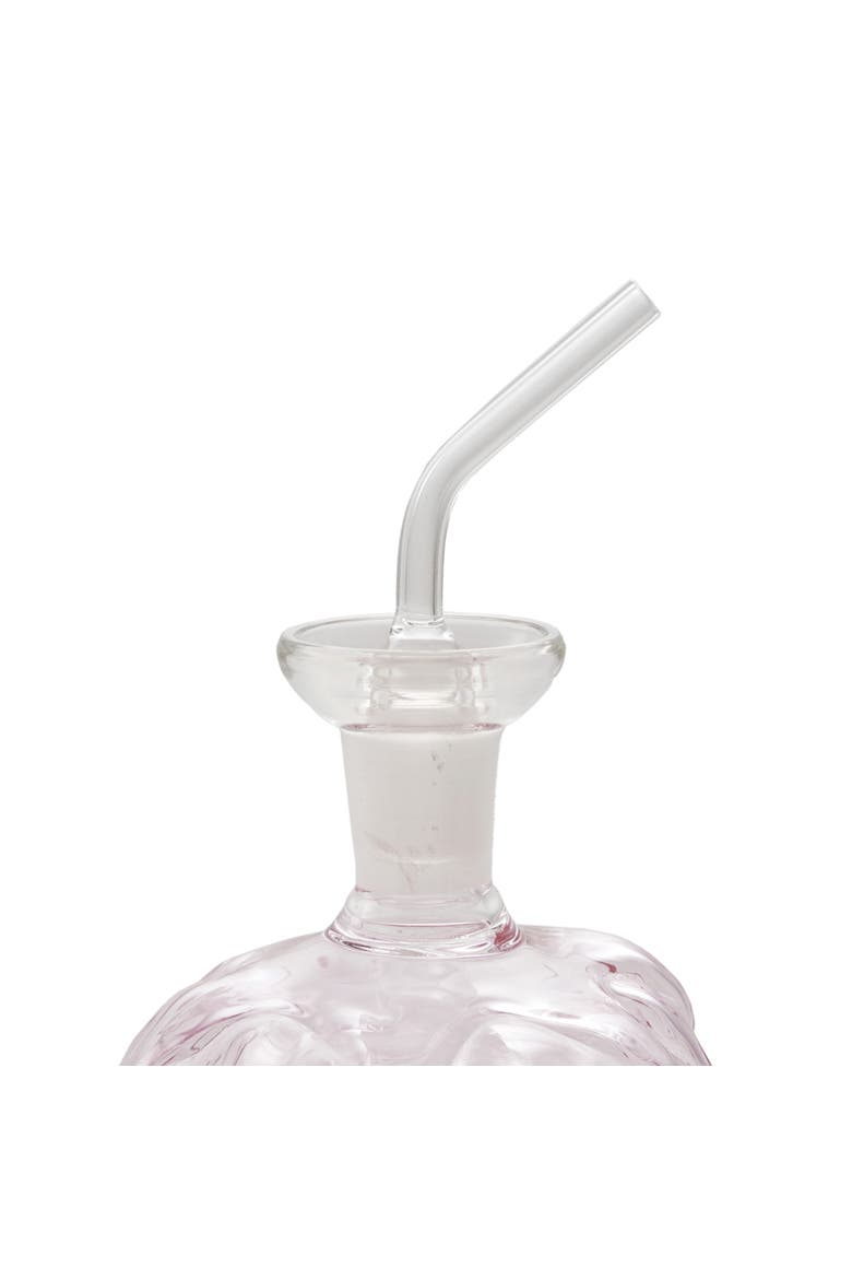 Glass Strawberry Shaped Oil Cruet with Stopper, Alternate, color, Pink