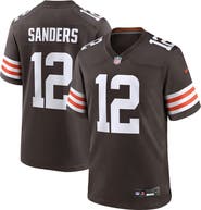 Nike Men's Nike Shedeur Sanders Brown Cleveland Browns 2025 NFL Draft Game Jersey