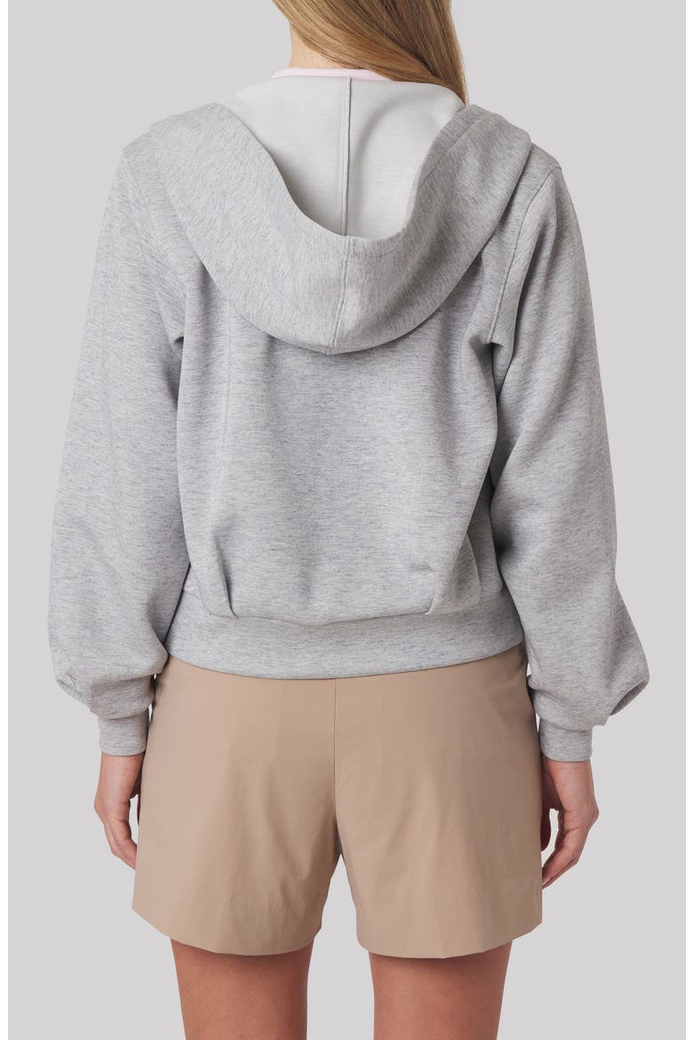 Molly Lightweight Performance Full Zip Hoodie, Alternate, color, GREY