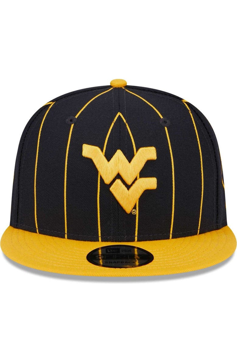 New Era Men's New Era Navy/Gold West Virginia Mountaineers Vintage 9FIFTY Snapback Hat, Alternate, color, Navy