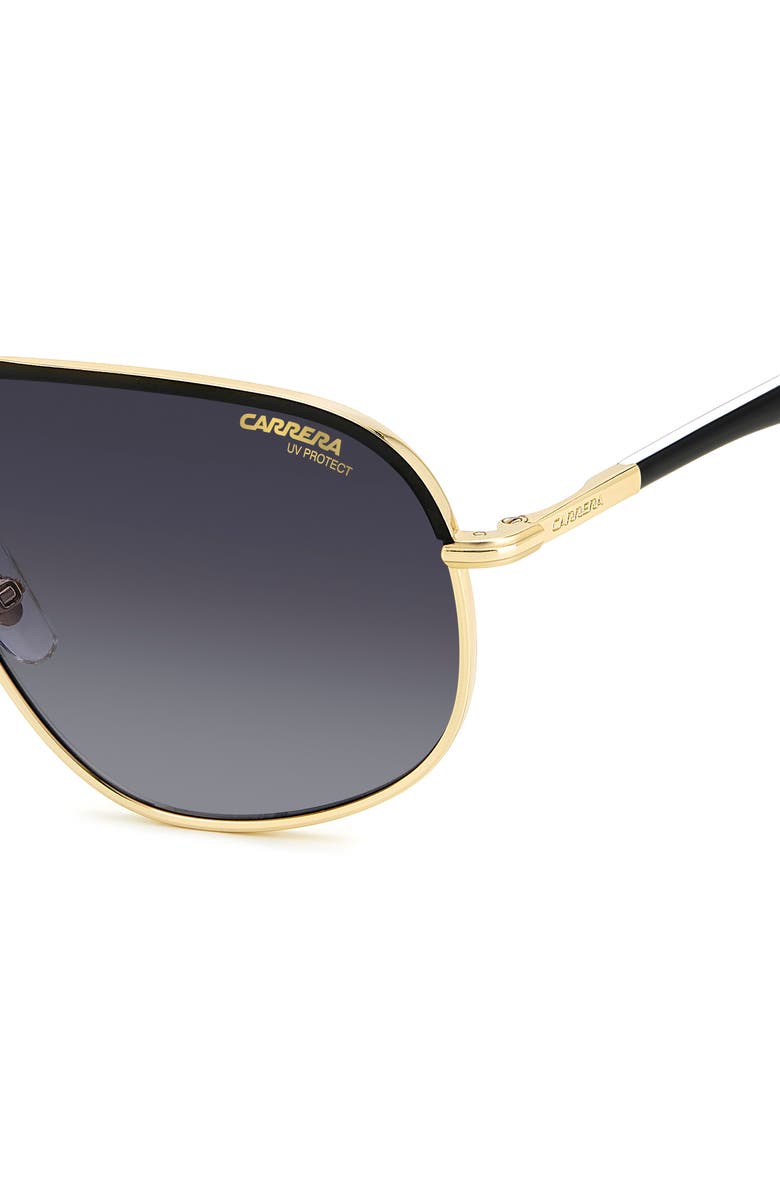 Carrera Eyewear 60mm Aviator Sunglasses, Alternate, color, 