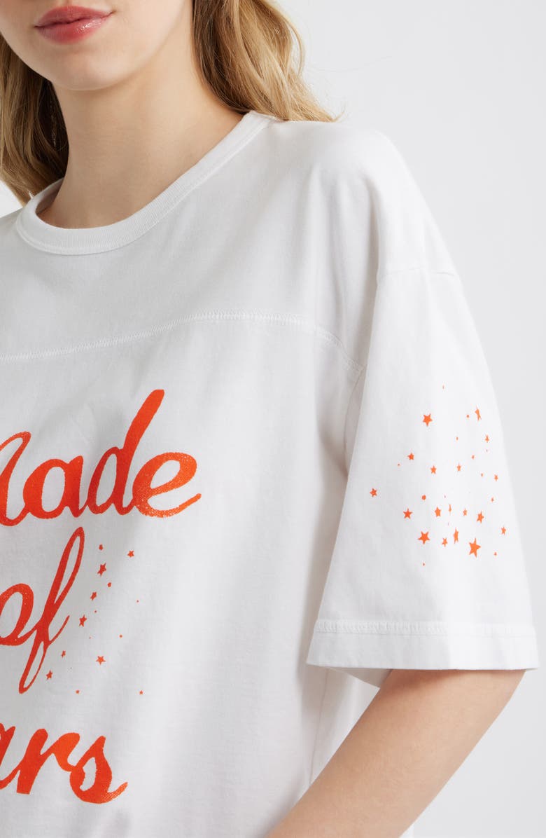 Junk Food Made of Stars Graphic Cotton T-Shirt, Alternate, color, Vintage White
