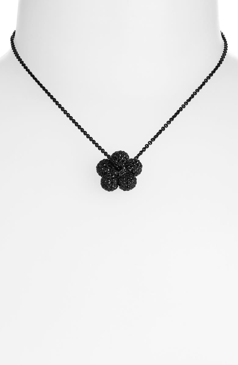 Marc Jacobs Daisy Pavé Pendant Necklace, Alternate, color,