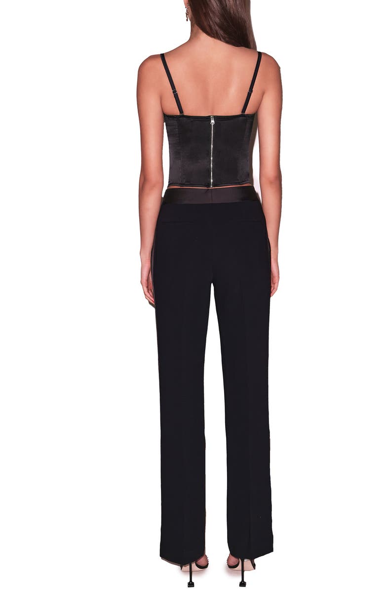 Fleur Du Mal Hamptons Bustier, Alternate, color, Black