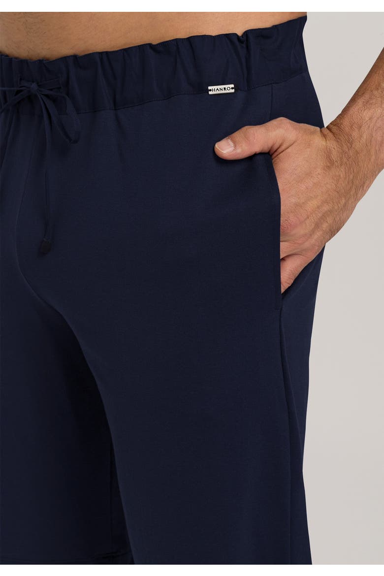 Night and Day Cotton Knit Drawstring Shorts, Alternate, color, Black Iris