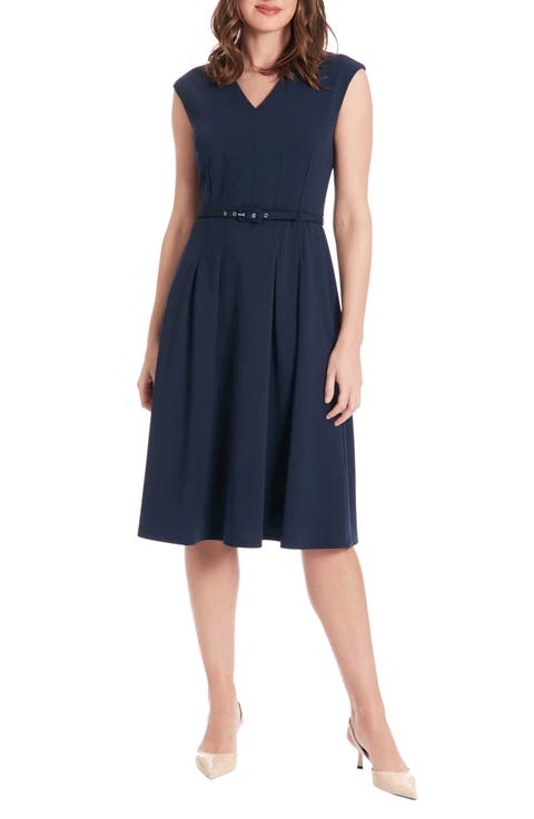 Fit and Flare Midi Dress