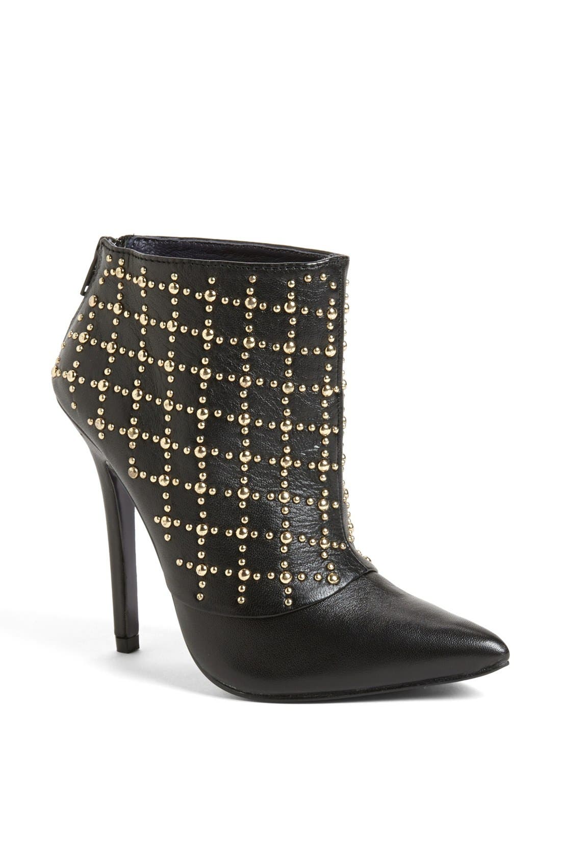 'Diane' Boot, Main, color, BLACK LEATHER