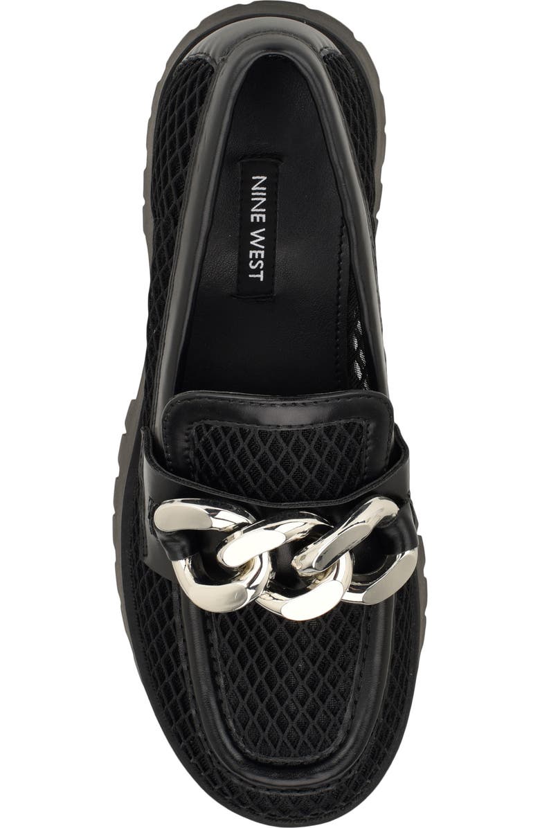 Nine West Afer Platform Lug Sole Loafer, Alternate, color,
