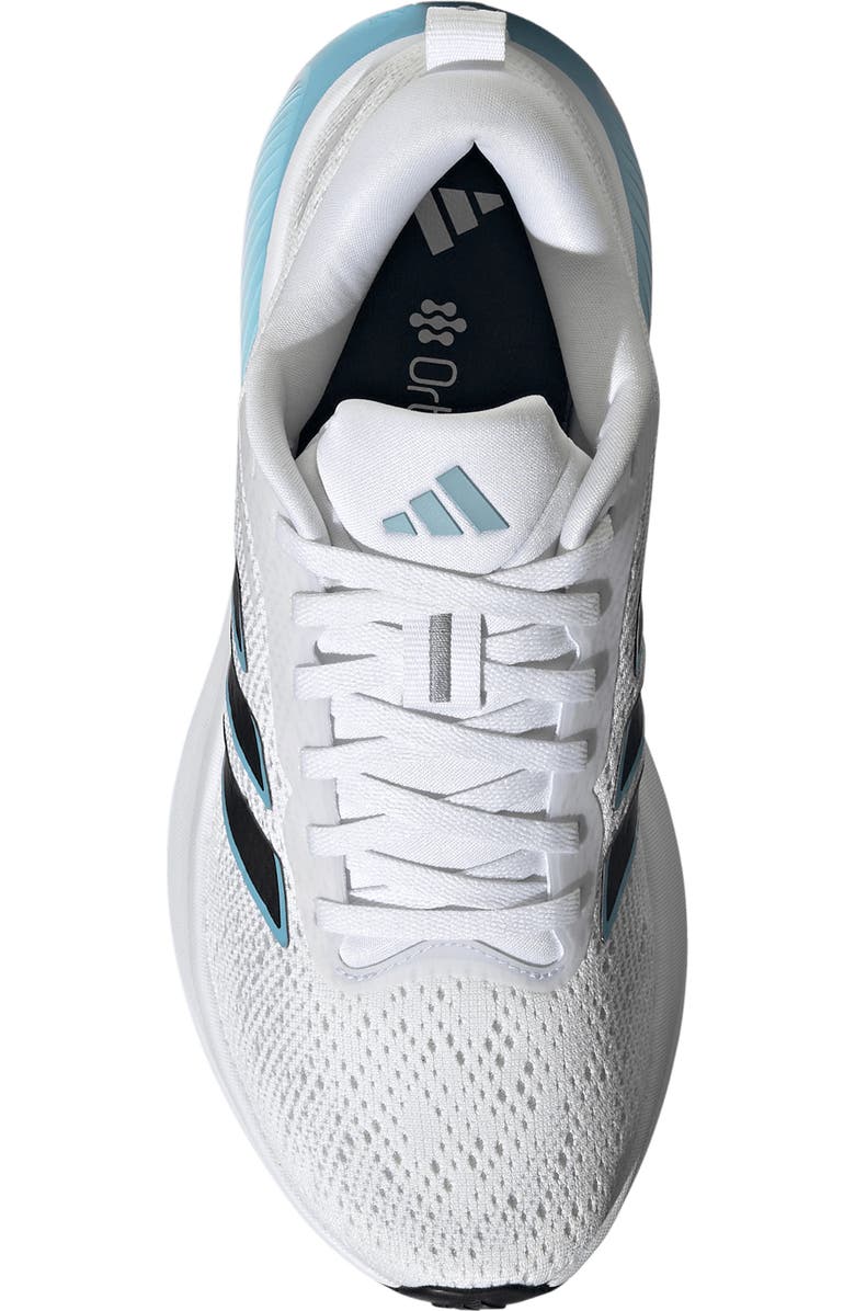 adidas Response Pace Sneaker, Alternate, color, White/ Black/ Clear Blue