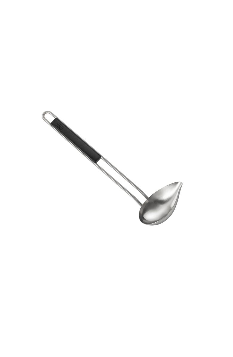 Kuhn Rikon Essential Sauce Ladle with Stainless Steel Bowl, Main, color, Silver