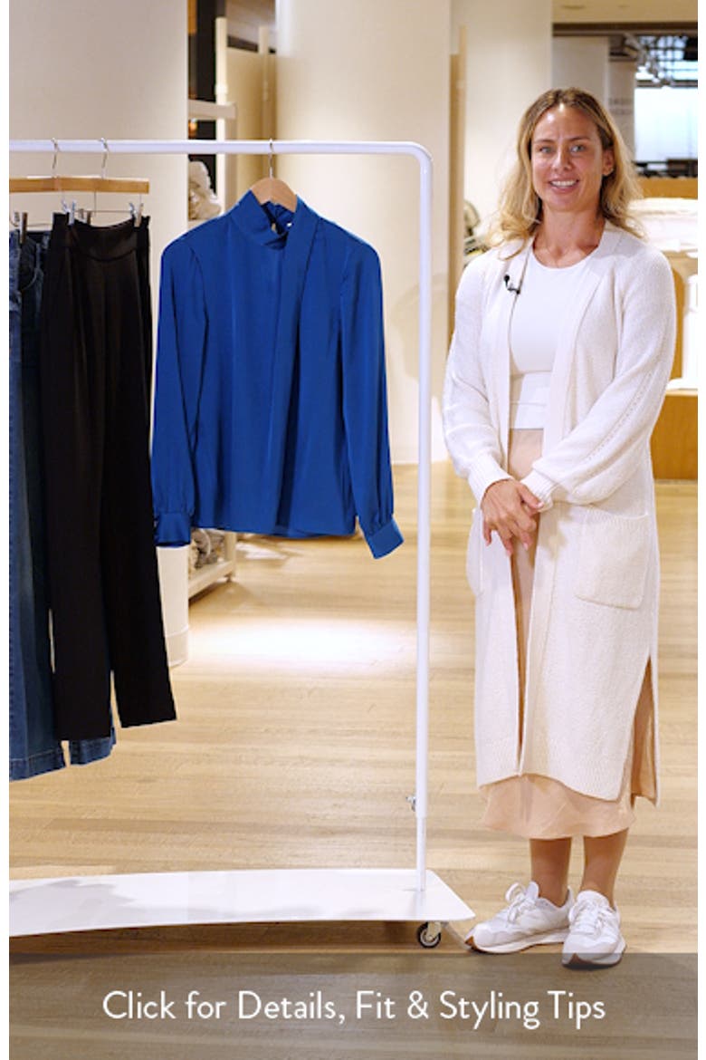 The Jaden Stretch Silk Shirt video