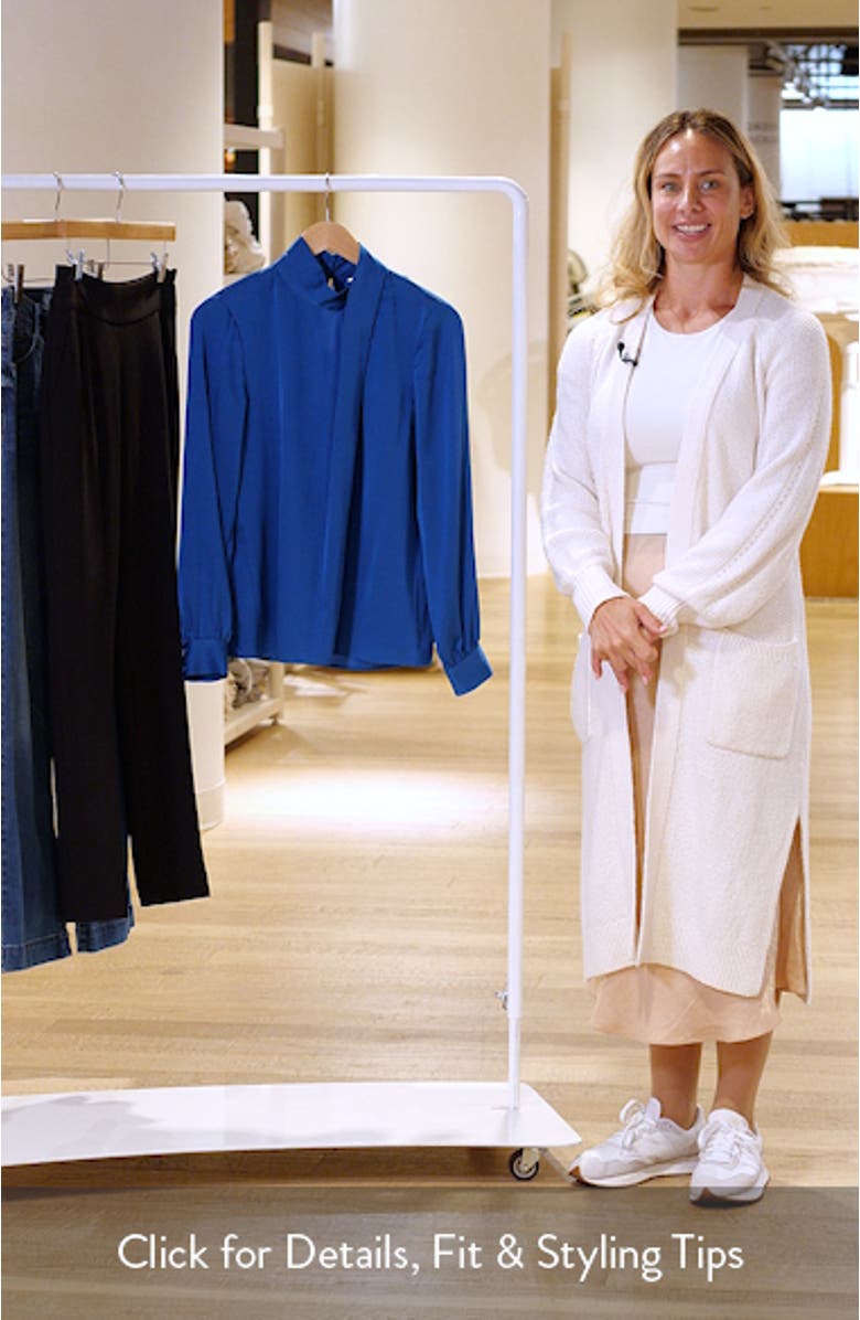 The Jaden Stretch Silk Shirt, sales video thumbnail