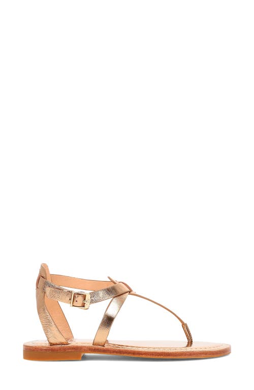 Frye Taylor Metallic Ankle-strap Thong Sandals In Multi