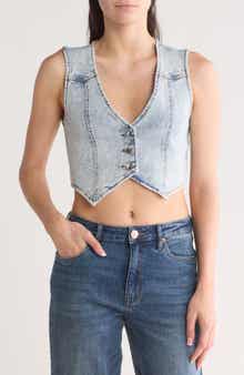 Vigoss Crop Denim Vest