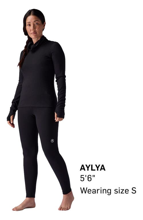 Backcountry Cedars Rws Merino Mid-wt Baselayer Bottom In Black