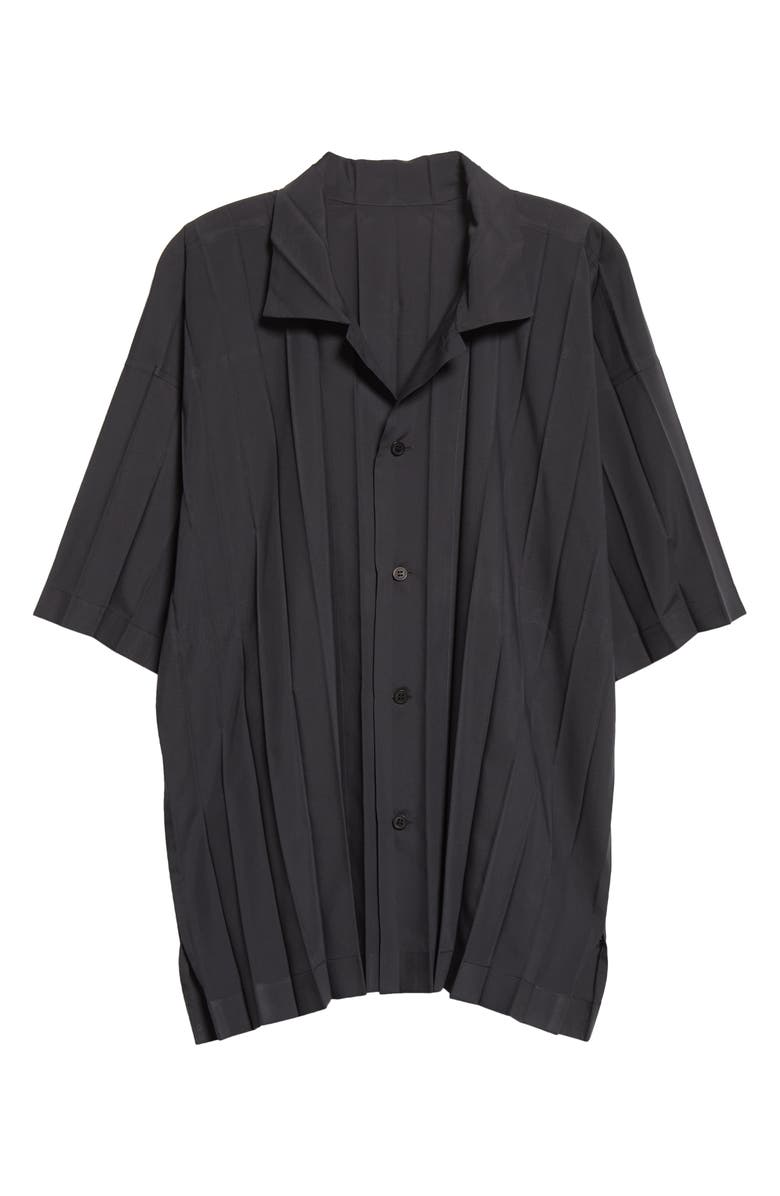 Homme Plissé Issey Miyake Edge Pleated Lightweight Shirt, Alternate, color,