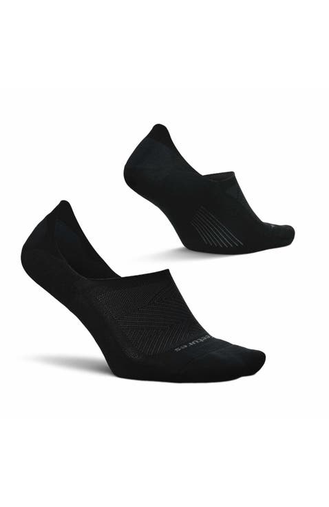 Elite Light Cushion Invisible Socks  AntiSlip Sport Sock Liner with Targeted Compression