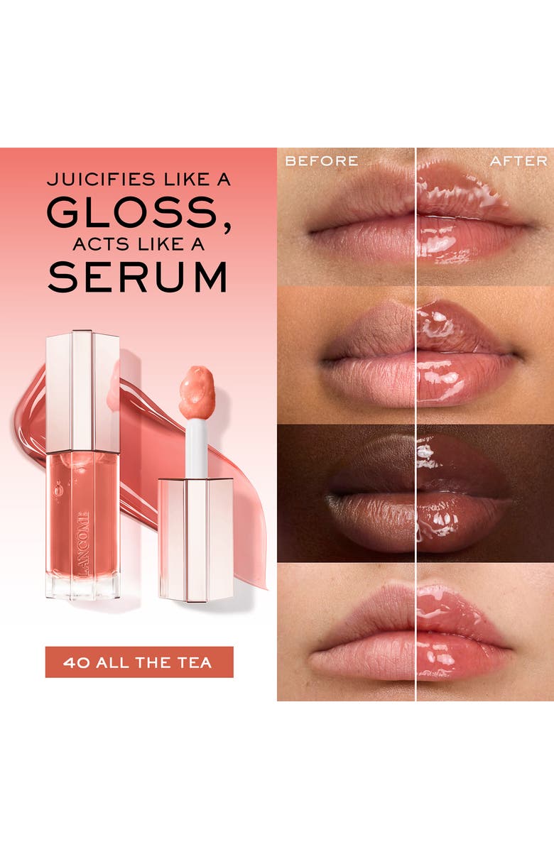Lancôme Lip Idôle JuicyTreat Lip Gloss with Squalane, Alternate, color, 40