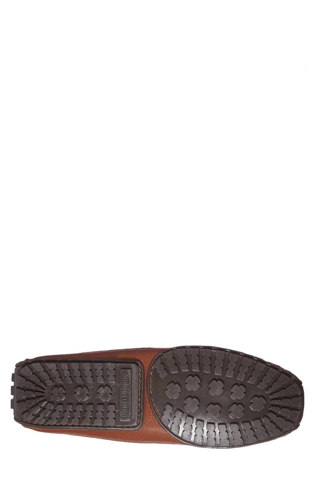 Minnetonka Moosehide Driving Shoe, Alternate, color, 