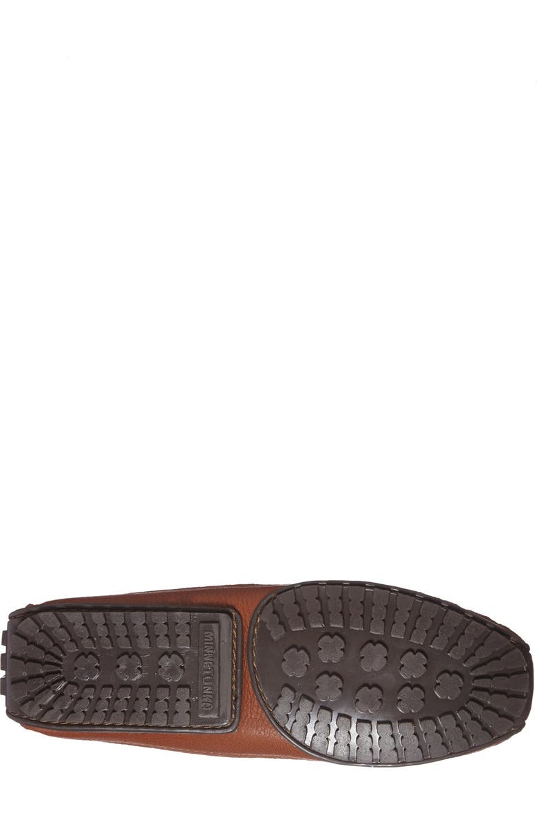 Minnetonka Moosehide Driving Shoe, Alternate, color,