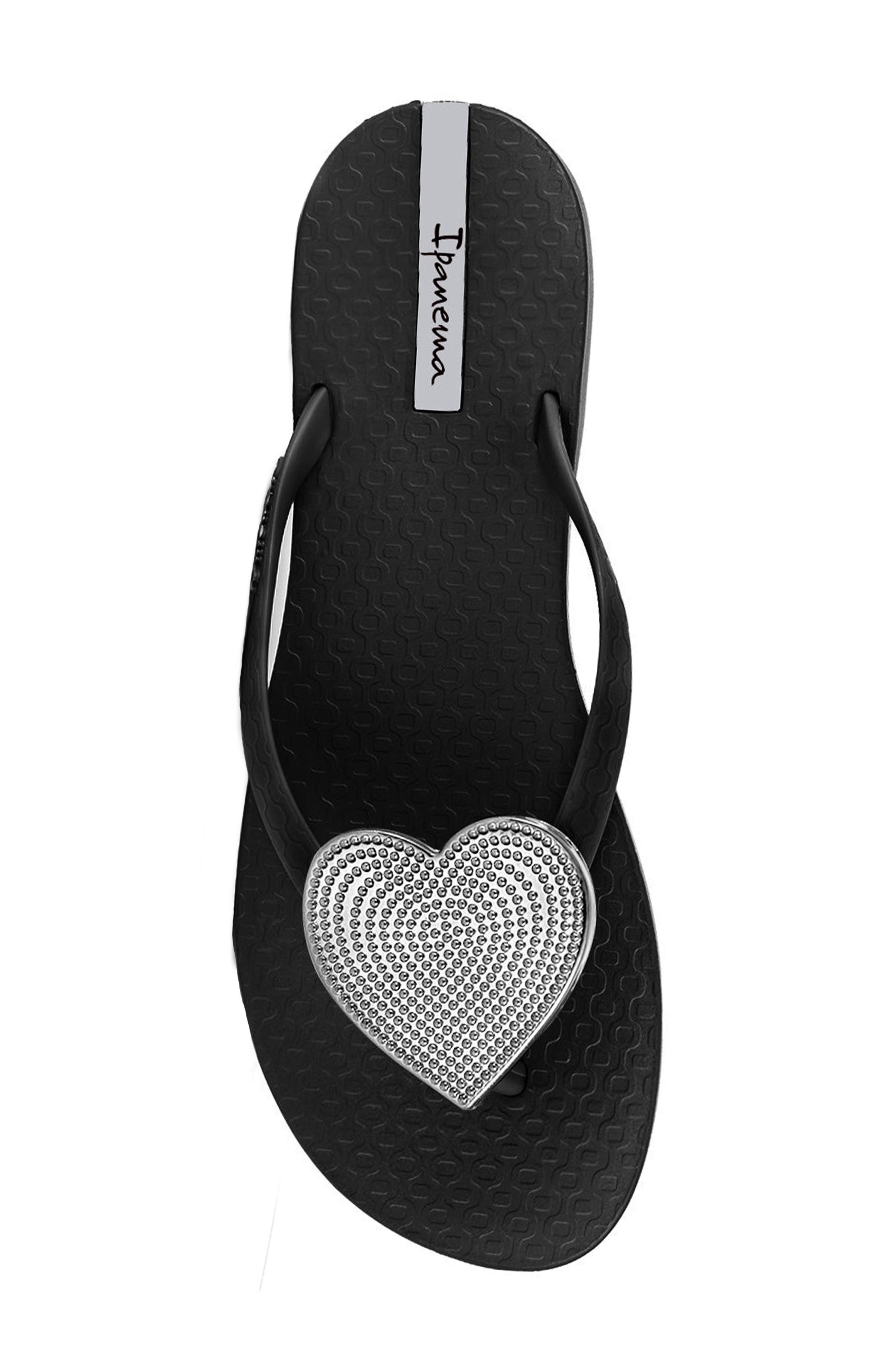 Ipanema Wave Heart Flip Flop, Alternate, color, 