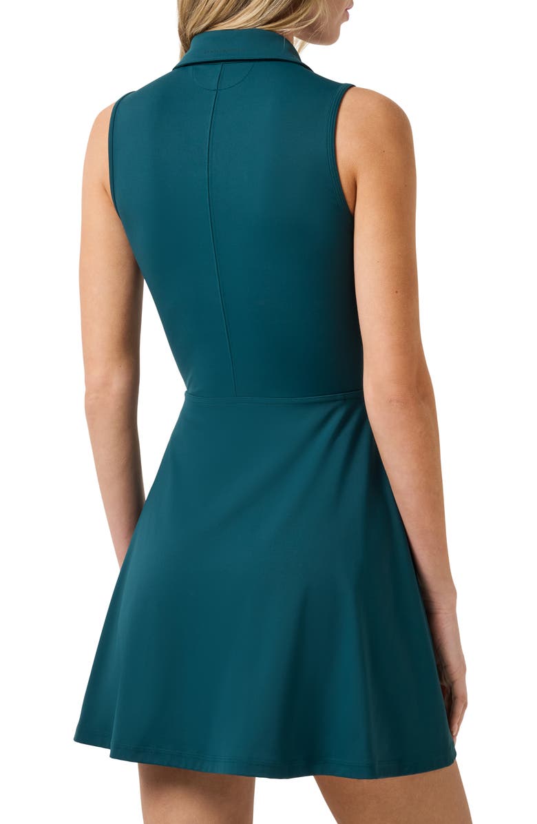 TravisMathew Move Half-Zip Sleeveless Dress, Alternate, color, Dark Sea