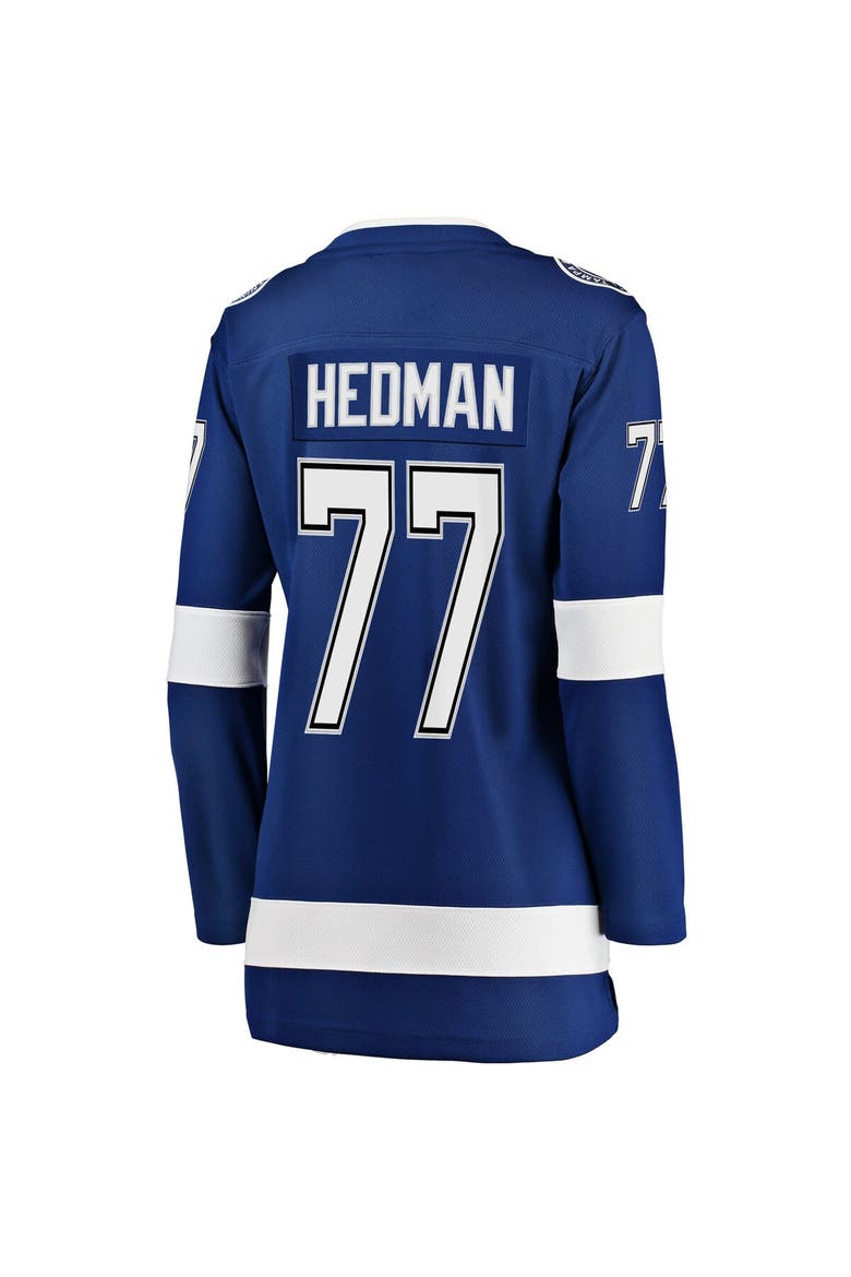 Women's Fanatics Branded Victor Hedman Blue Tampa Bay Lightning Premier Breakaway Player Jersey, Alternate, color, Blue