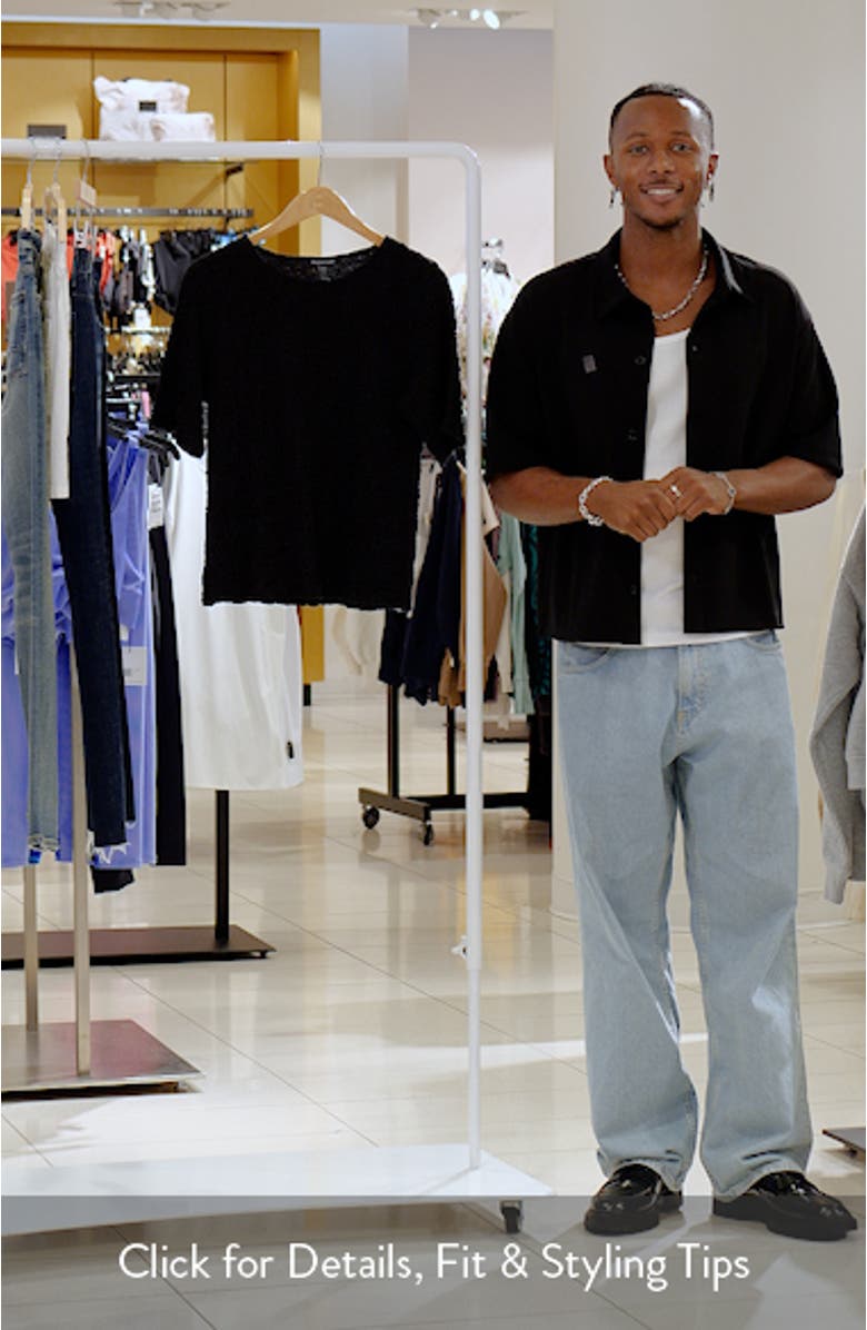 Crewneck Textured T-Shirt, sales video thumbnail