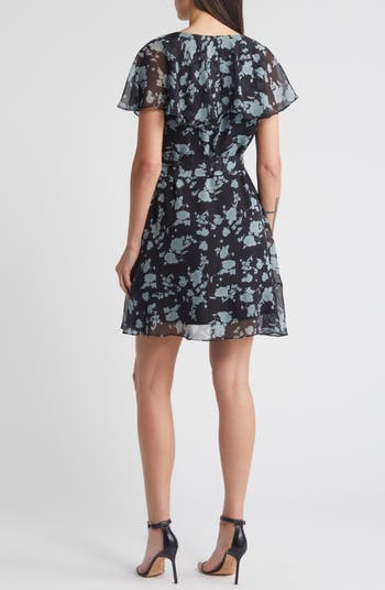 Floral Wrap Minidress