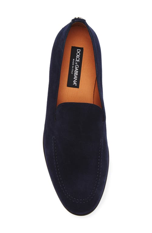 Dolce & Gabbana Logo-embellished Suede Loafers