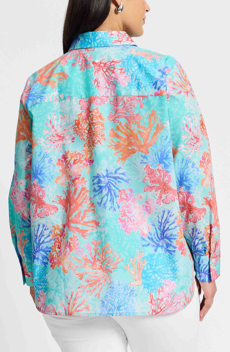 Foxcroft Meghan Cotton Button-Up Shirt, Alternate, color, 