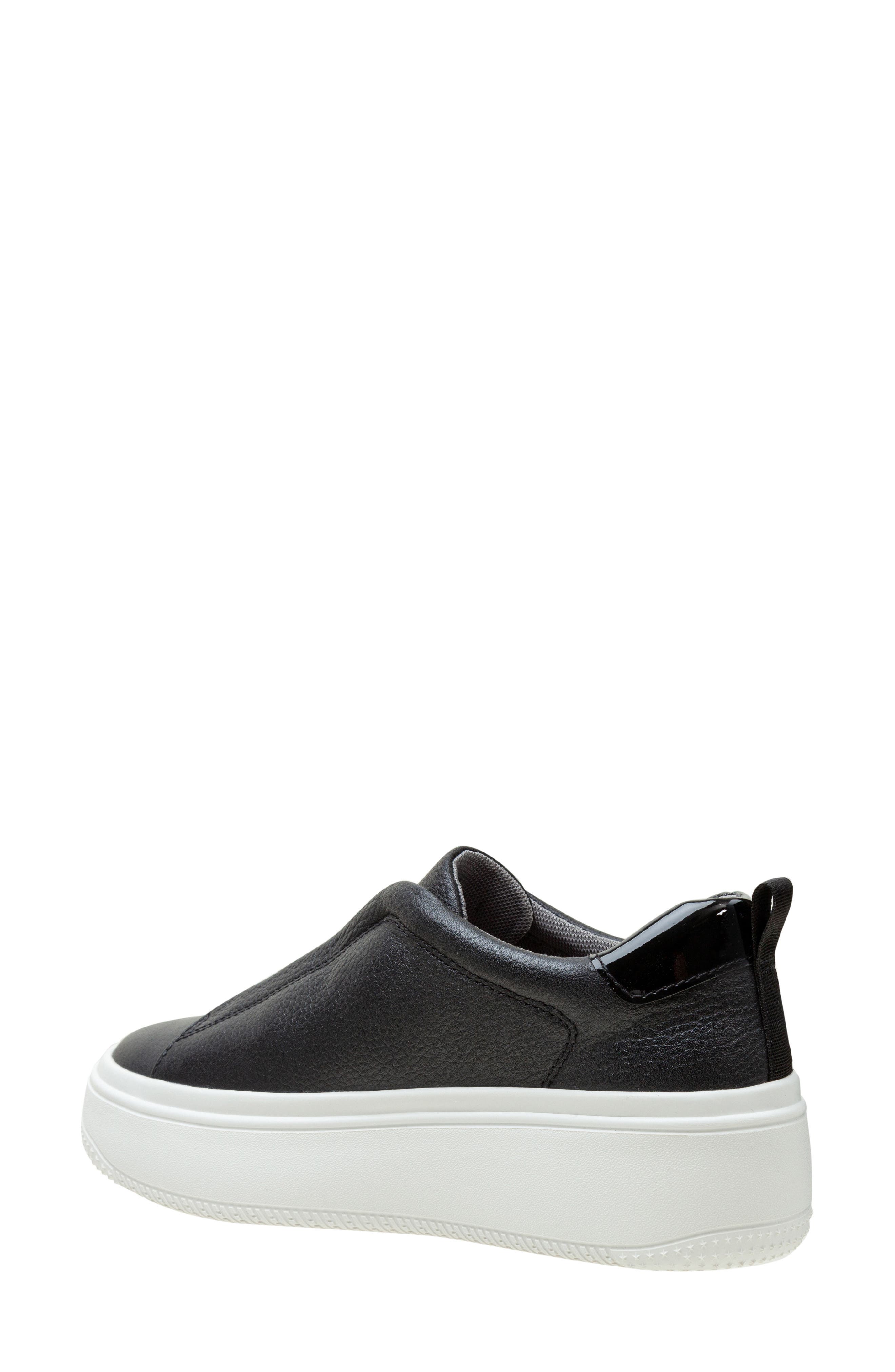 Linea Paolo Golde Platform Sneaker, Alternate, color, Black